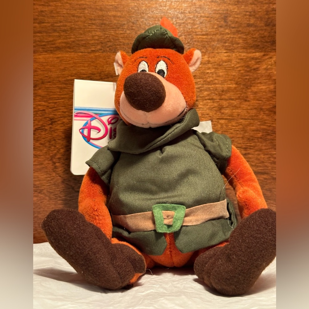 Disney Store Little John Robin Bean Bag NWT